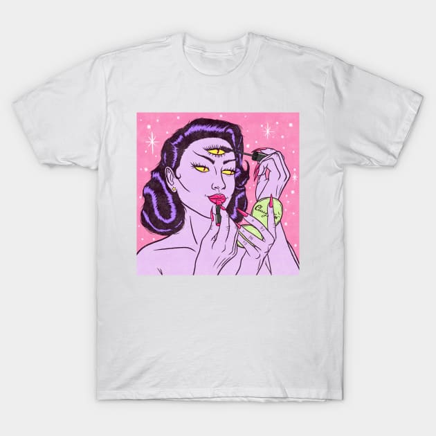 Space Babe T-Shirt by classycreeps